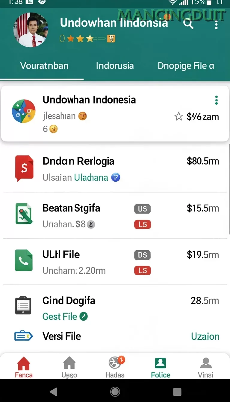 Cuplikan layar AWANLUCK — halaman utama