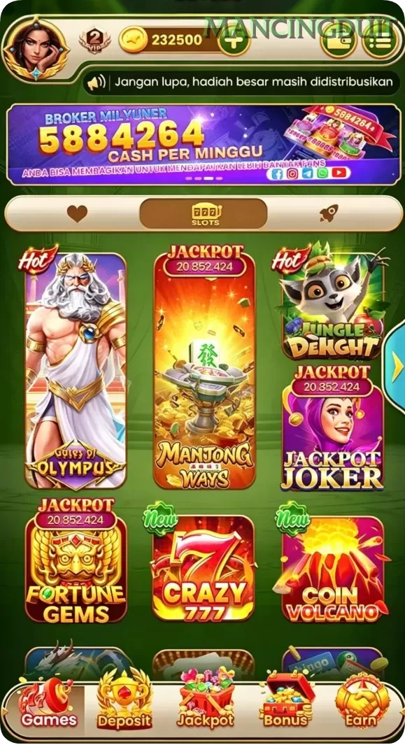 Cuplikan layar AXIATA4D — aktivitas