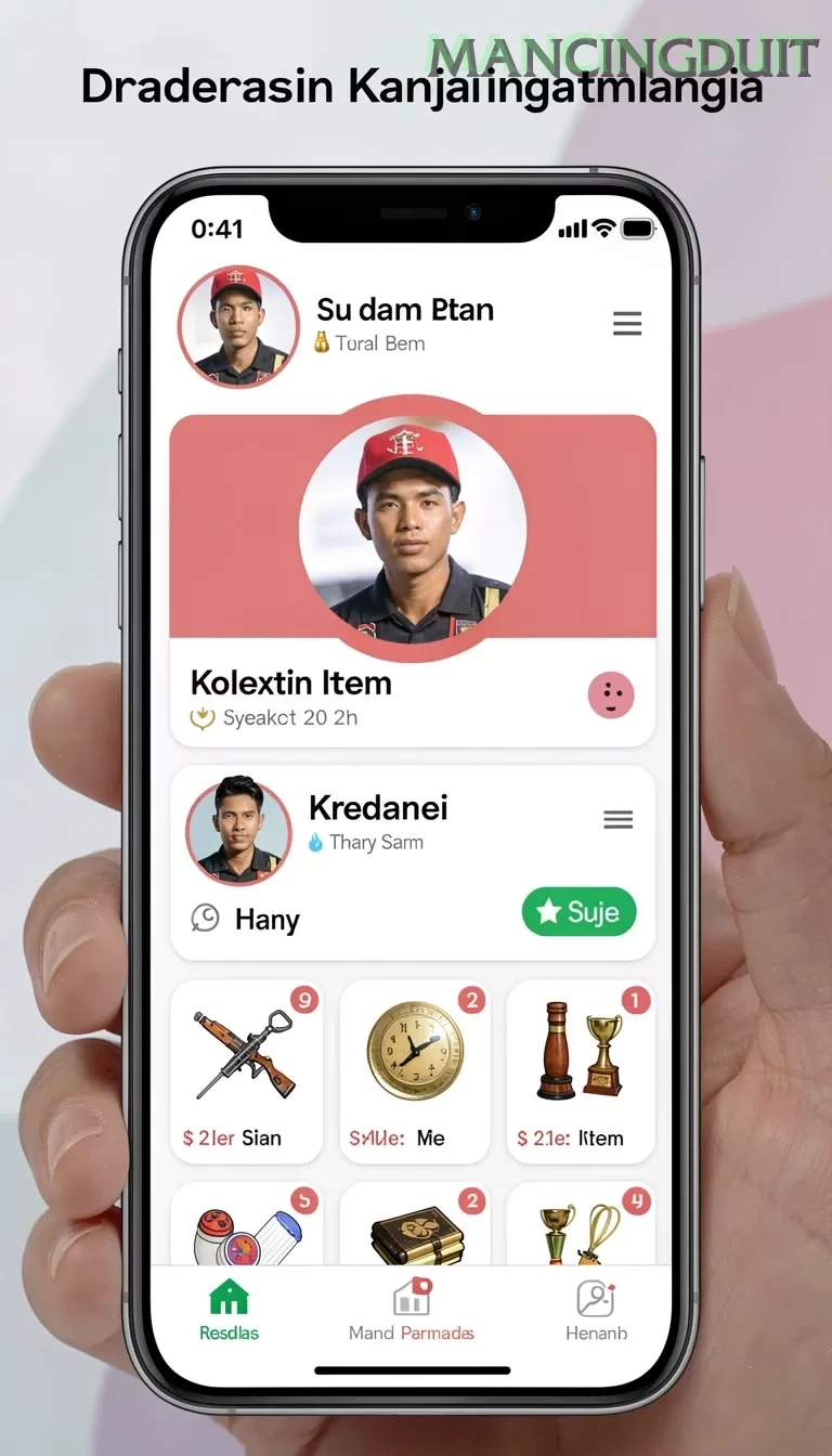 Cuplikan layar COINS — pengaturan akun