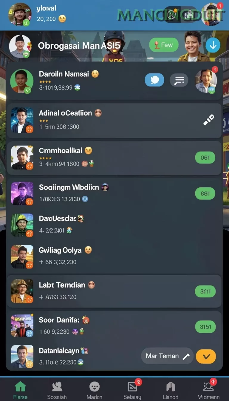 Cuplikan layar JKT303 — pengaturan akun